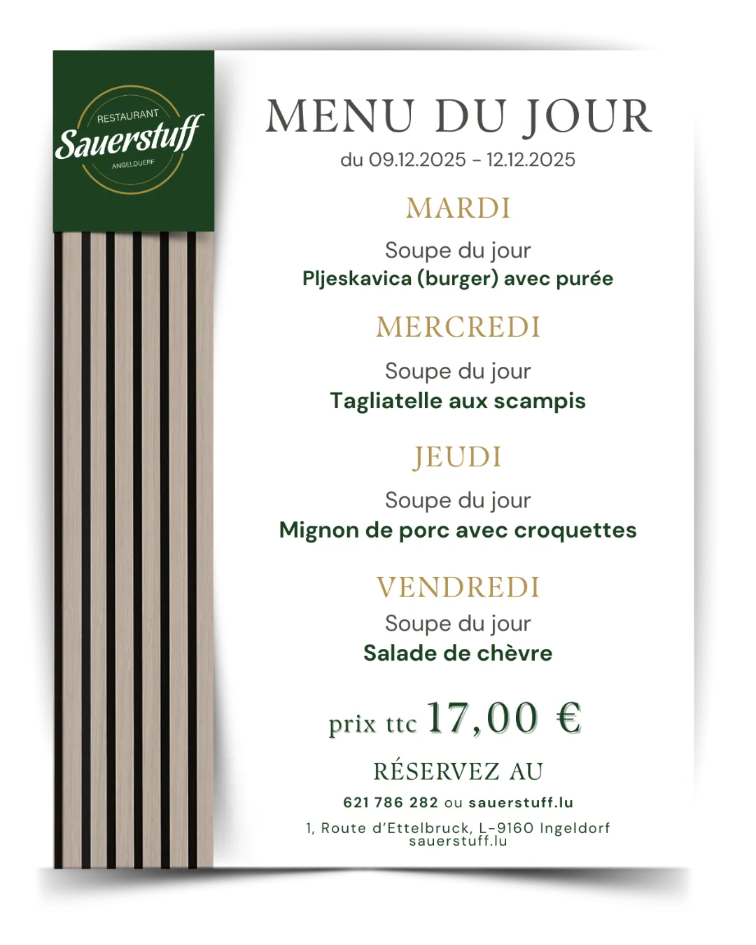 09.12. Menu du jour - Suerstuff